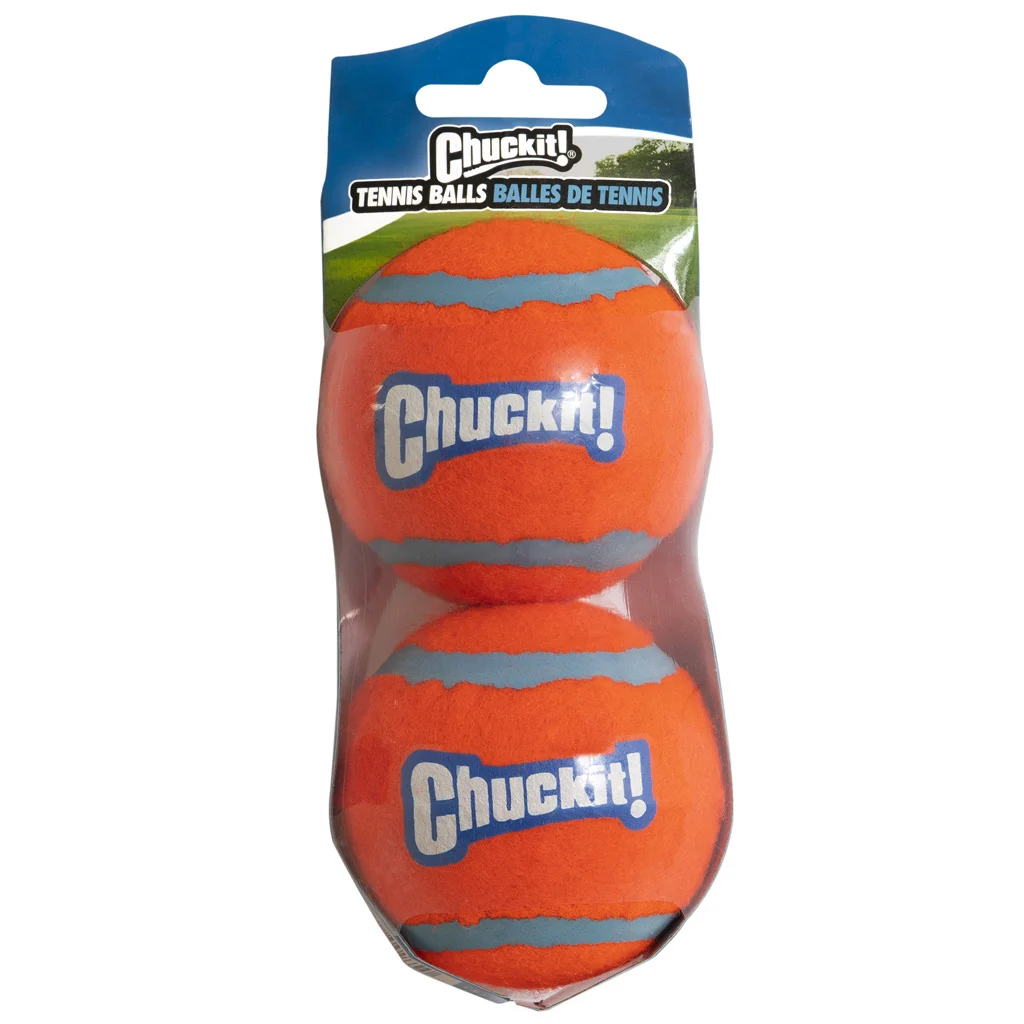 Piłka tenisowa dla psa M, ø 6 cm, 2 sztuki, pływająca – Chuckit! Tennis Ball - obrazek 1