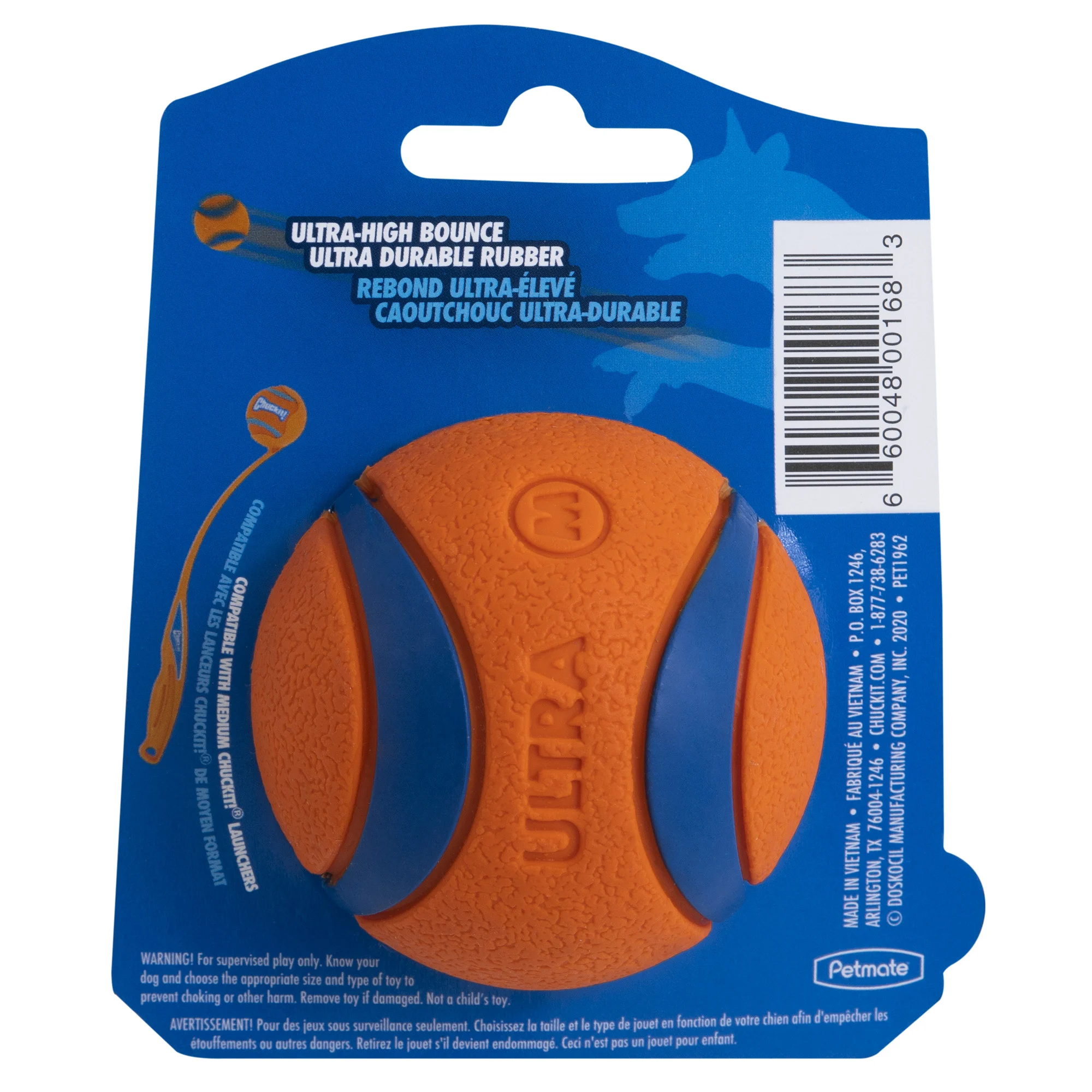 Gumowa piłka dla psa M, ø 6 cm – Chuckit! Ultra Ball - obrazek 2