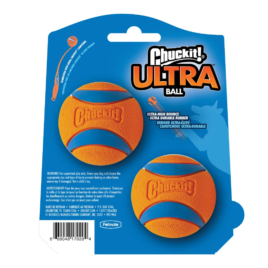 Gumowa piłka dla psa S, ø 5 cm, 2 sztuki – Chuckit! Ultra Ball - obrazek 2