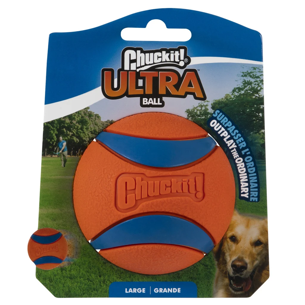 CHUC17030.jpg Gumowa piłka dla psa L, ø 7 cm, pływająca – Chuckit! Ultra Ball - obrazek 1
