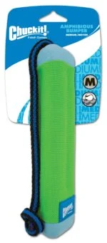 Pływający aport ze sznurem, ø 5 cm x 25 cm – Chuckit! Amphibious Bumper M - obrazek 2
