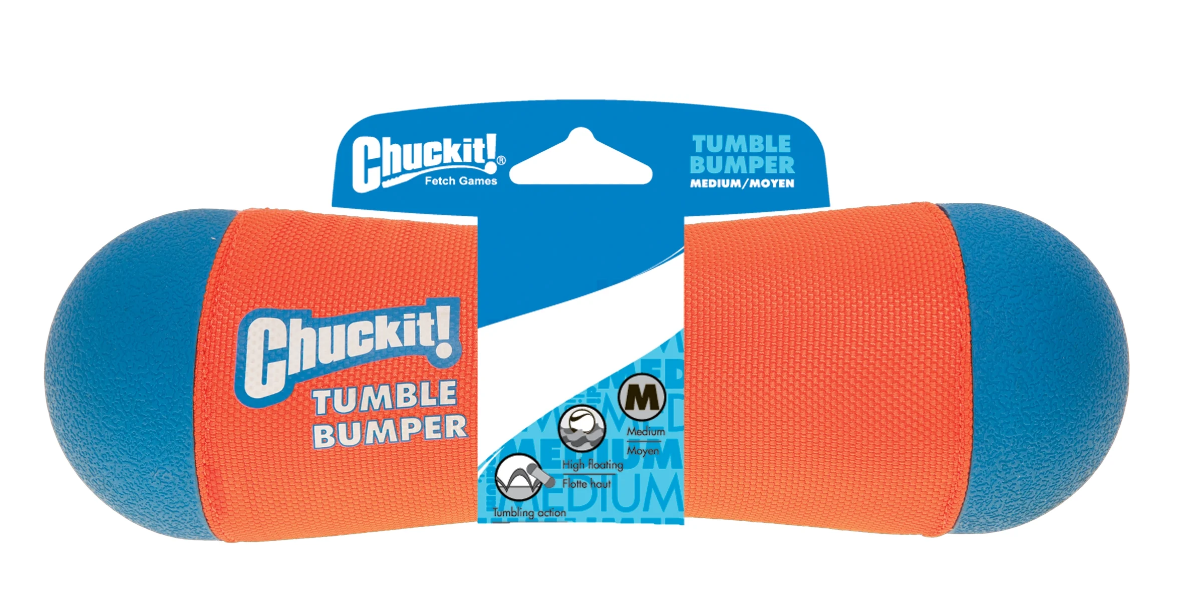 Aport M, pływający, ø 6 x 21 cm – Chuckit! Tumble Bumper - obrazek 1
