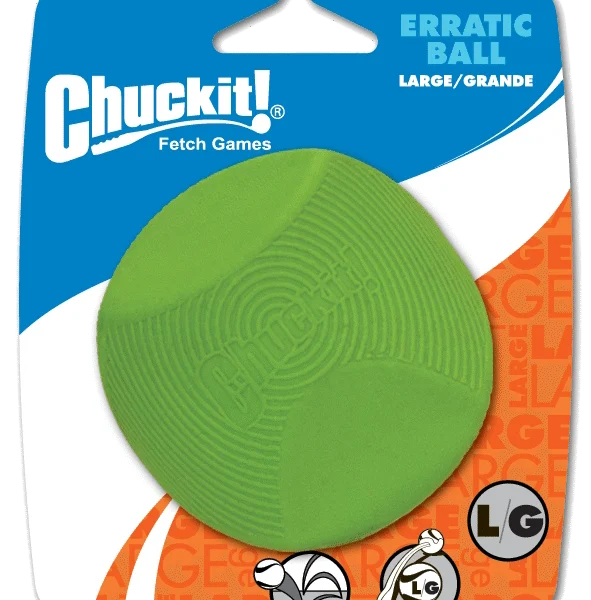 Gumowa piłka dla psa o nieregularnym kształcie, L 7 cm – Chuckit! Erratic Ball