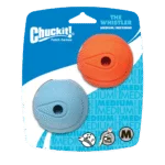 Piłka dla psa z gwizdkiem M, ø 6 cm, 2 sztuki – Chuckit! The Whistler