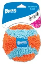 Piłka dla psa z wierzchnią warstwą z chenille do zabawy w domu, Ø 12 cm – Chuckit! Indoor Ball