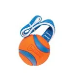 Zabawka dla psa do przeciągania z piłką tenisową i taśmą, ø 7 cm – Chuckit! Ultra Tug L - obrazek 3