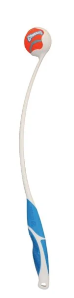 Wyrzutnia do piłek dla psa z gumowym uchwytem i piłką tenisową, 63 cm – Chuckit! Pro Launcher M - obrazek 2