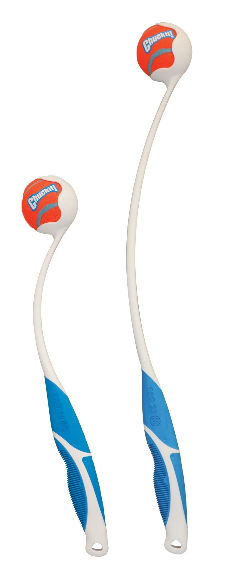 Wyrzutnia do piłek dla psa z gumowym uchwytem i piłką tenisową, 63 cm – Chuckit! Pro Launcher M - obrazek 3