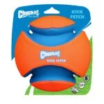 Piłka nożna dla psa z gumowymi wgłębieniami, Ø 14 cm – Chuckit! Kick Fetch Dog S