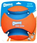 Piłka nożna dla psa z gumowymi wgłębieniami, Ø 19 cm – Chuckit! Kick Fetch Dog L