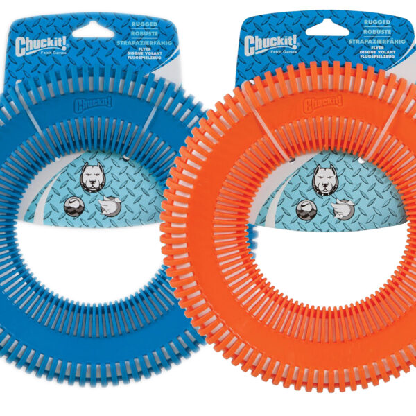 Frisbee dla psa z gumową powłoką, pływające – Chuckit! Rugged Flyer L
