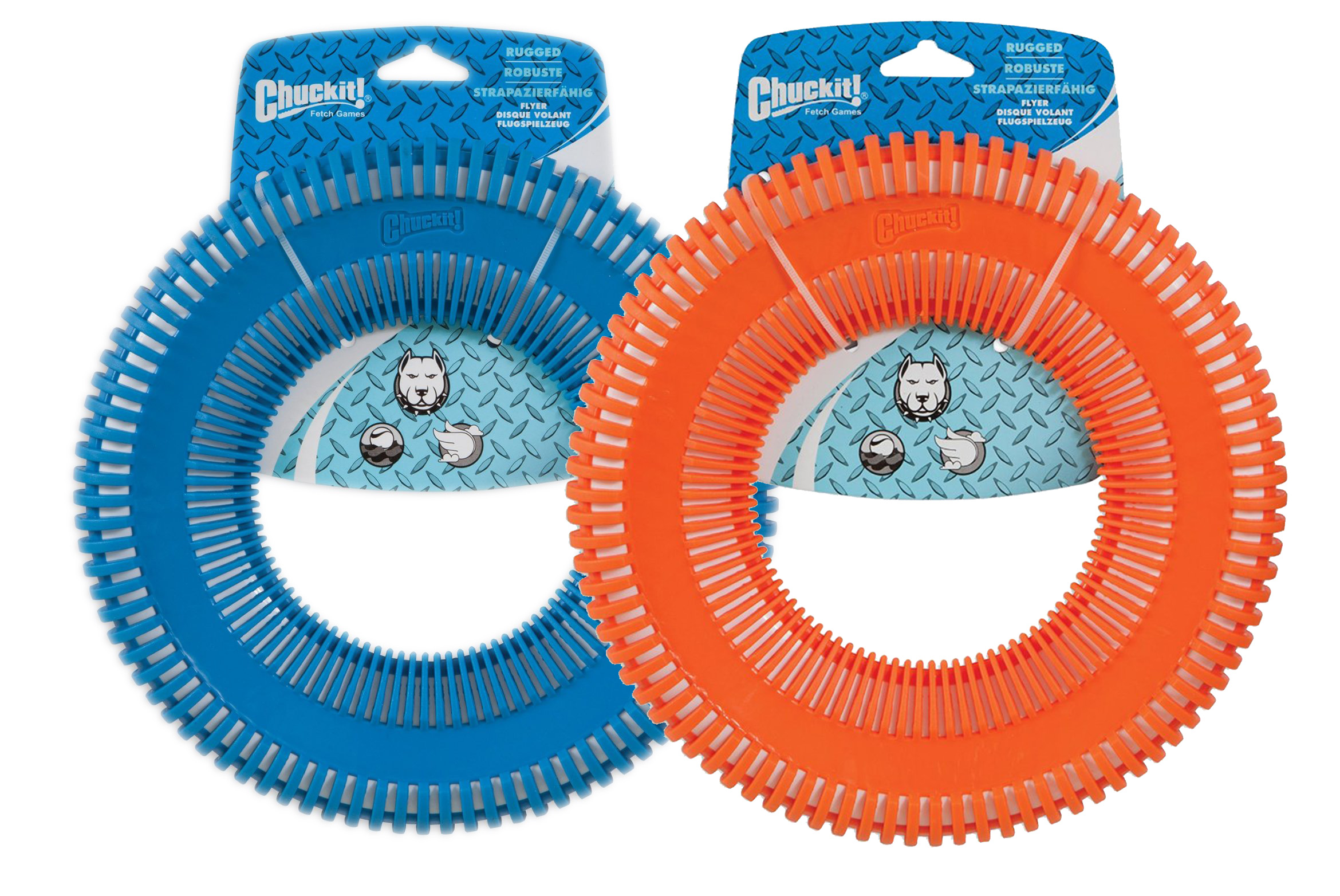 Hondenfrisbee met Rubberen Buitenkant, Drijvend – Chuckit! Rugged Flyer L Frisbee dla psa z gumową powłoką, pływające – Chuckit! Rugged Flyer L