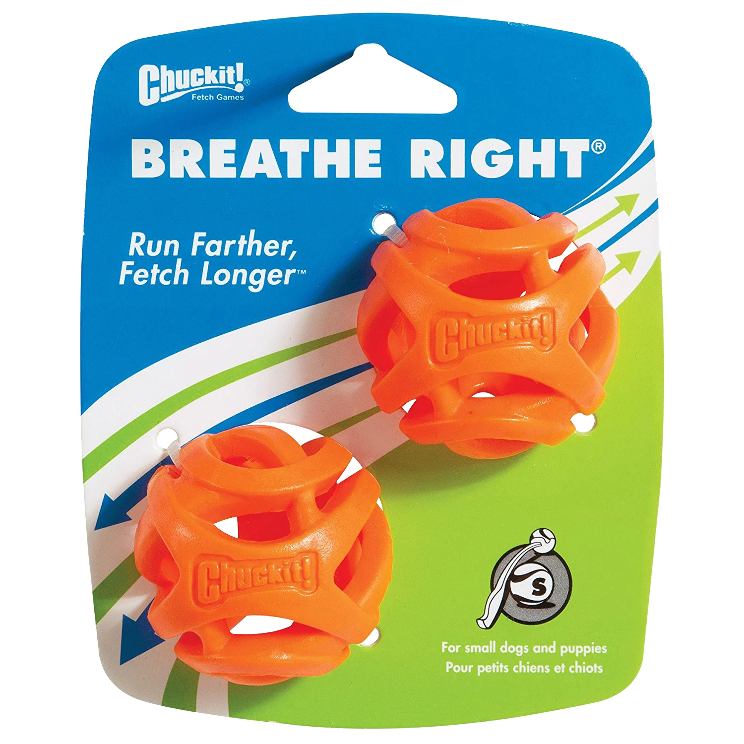 Piłka do aportowania dla psa S, pływająca, 5 cm, 2 sztuki – Chuckit! Air Fetch Ball - obrazek 1
