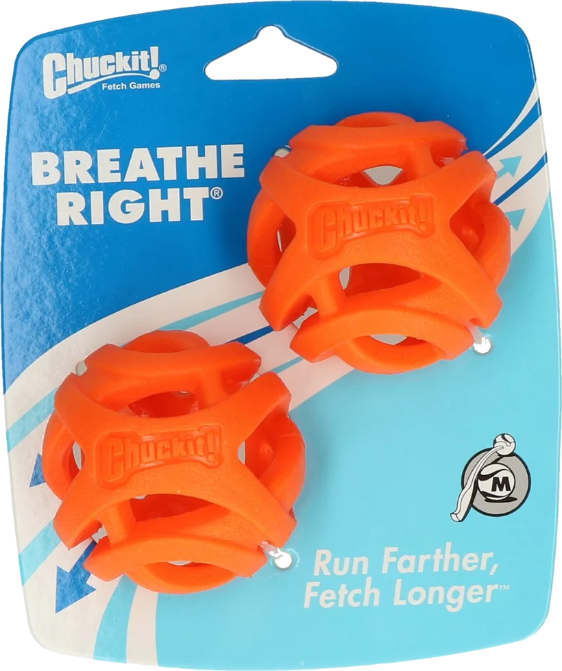 Piłka dla psa do aportowania, pływająca, Ø 6 cm, 2 sztuki – Chuckit! Air Fetch Ball - obrazek 1