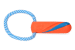 Zabawka do przeciągania dla psów z liną, pływająca, 17 cm, ø 6 cm – Chuckit! Ultra Bumper Tug - obrazek 3