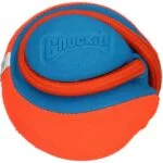 Piłka dla psa ze sznurkiem i uchwytem, pływająca, ø 13 cm – Chuckit! Rope Fetch - obrazek 2