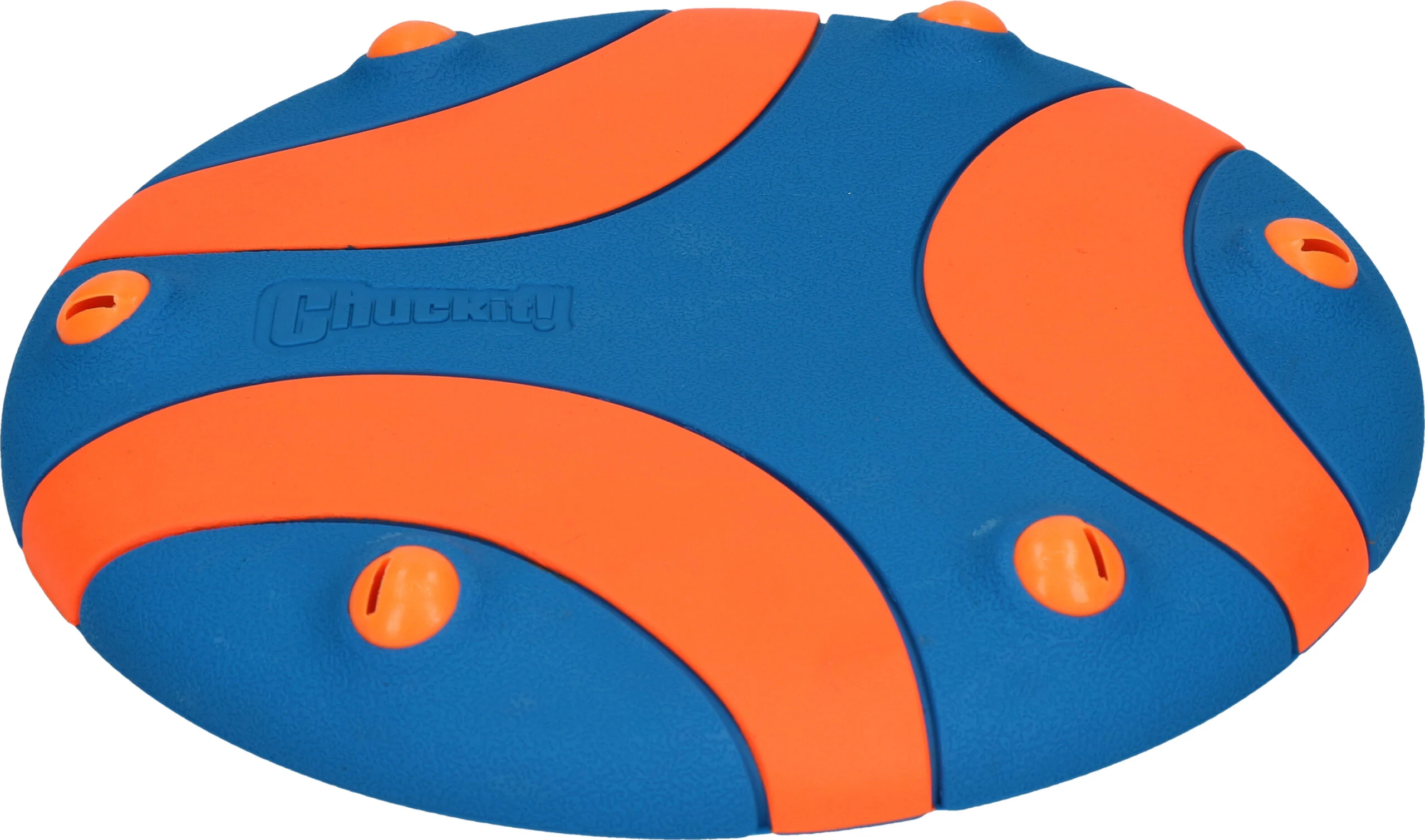 Frisbee dla psa z gumy z gwizdkiem, 28 cm – Chuckit! Whistle Flight - obrazek 4