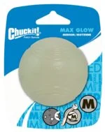 Gumowa piłka dla psa, świecąca, Ø 6 cm – Chuckit! Max Glow M