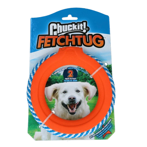Zabawka do aportowania z liną, Ø 13 cm – Chuckit! FetchTug