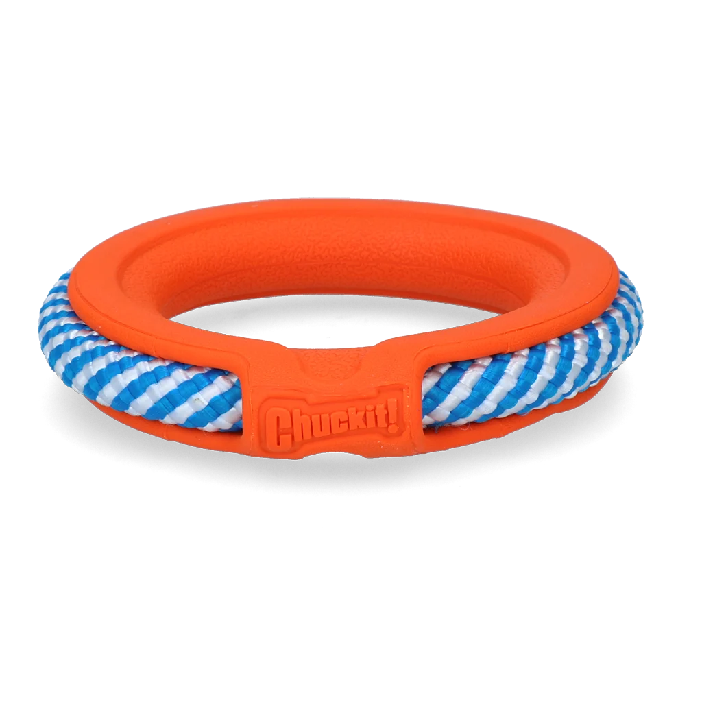 Zabawka do aportowania z liną, Ø 13 cm – Chuckit! FetchTug - obrazek 3