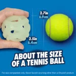 Świecąca piłka dla psa M, unosząca się na wodzie, 6 cm – Chuckit! Air Glow Fetch Ball - obrazek 6