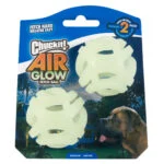 Świecąca piłka dla psa M, pływająca, 6 cm, 2 sztuki – Chuckit! Air Glow Fetch Ball