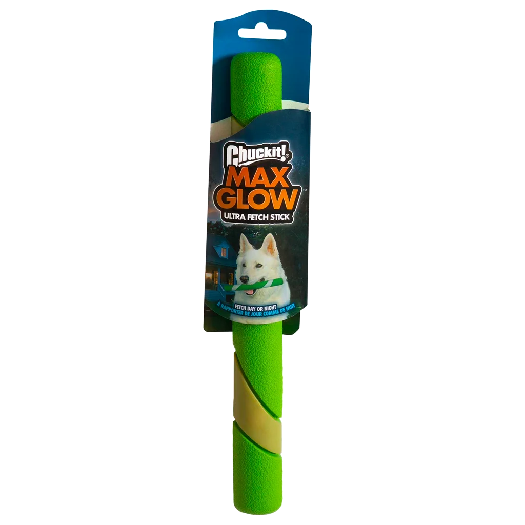 Świecący aport, 28 cm – Chuckit! Max Glow Ultra Fetch Stick - obrazek 1