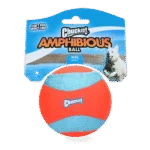 Duża piłka dla psa, pływająca, pomarańczowa, 11,5 cm – Chuckit! Amphibious Mega Ball
