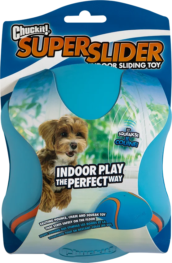 Zabawka przesuwana dla psa z piszczałką, 18 x 14 cm – Chuckit! Indoor Super Slider - obrazek 1