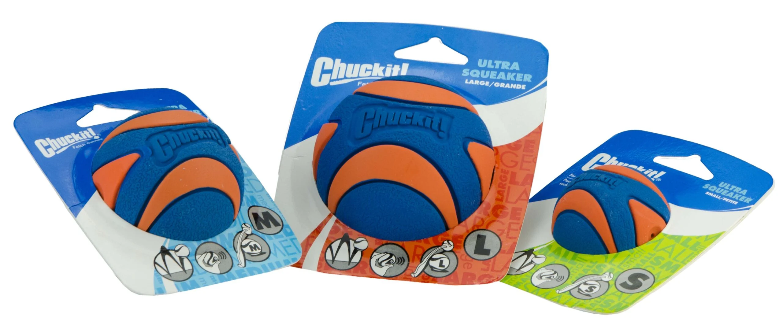 Piłka dla psa z piszczałką, gumowa, S, ø 5 cm, 2 sztuki – Chuckit! Ultra Squeaker Ball - obrazek 2