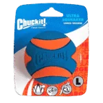 Gumowa piłka dla psa z piszczałką L, ø 7 cm, 1 sztuka – Chuckit! Ultra Squeaker Ball