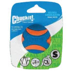 Piłka dla psa z piszczałką, gumowa, S, ø 5 cm, 1 sztuka – Chuckit! Ultra Squeaker Ball