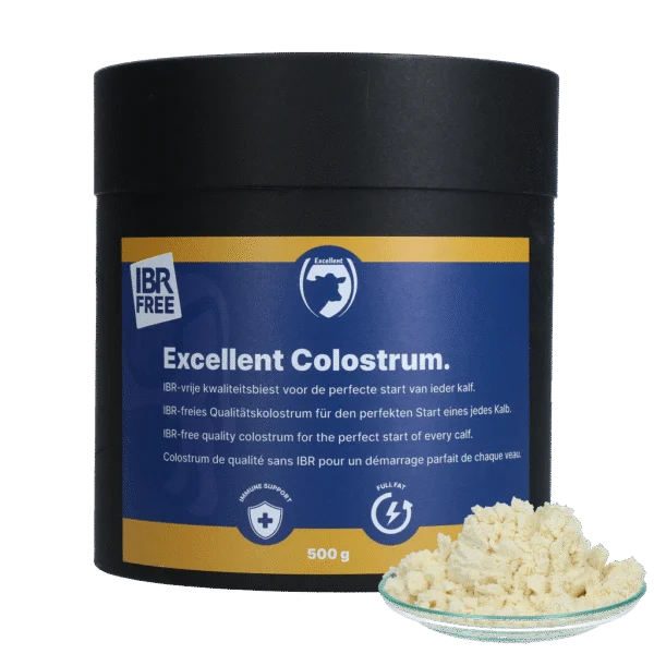 Siara dla cieląt, wolna od IBR, 500 g – Excellent Colostrum