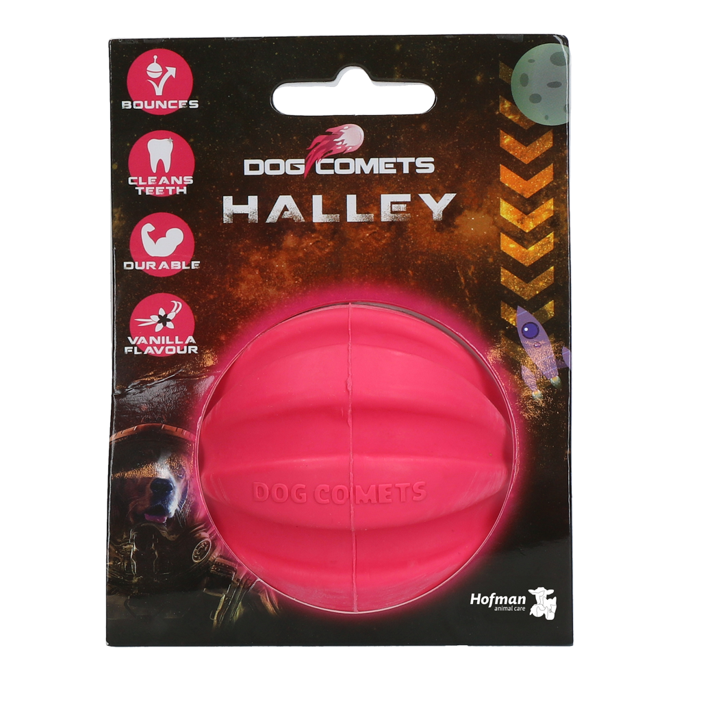 Hondenbal Roze – Dog Comets Halley Różowa piłka dla psa – Dog Comets Halley