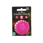 Piłka dla psa z kolcami i piszczałką, S 5 cm, różowa – Dog Comets Exoplanet