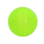 Piłka jeż dla psa z piszczałką, zielona, L, 10,5 cm – Dog Comets Exoplanet - obrazek 2