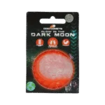 Piłka dla psa ze świecącym elementem i piszczałką S, 5 cm, pomarańczowa – Dog Comets Glow In The Dark Moon Ball