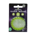Piłka dla psa ze świecącym elementem i piszczałką S, 5 cm, zielona – Dog Comets Glow In The Dark Moon Ball