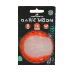Świecąca piłka dla psa z piszczałką, M 7,5 cm, pomarańczowa – Dog Comets Glow In The Dark Moon Ball