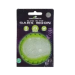 Świecąca piłka dla psa z piszczałką, M 7,5 cm, zielona – Dog Comets Glow In The Dark Moon Bal