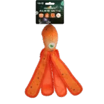 Zabawka dla psa z piszczałką i szeleszczącymi mackami, L 37 cm, pomarańczowa – Dog Comets Alien Octo