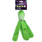 Zabawka dla psa z piszczałką i szeleszczącymi mackami, L 37 cm, zielona – Dog Comets Alien Octo