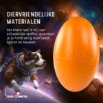 Zabawka do aportowania dla psa, pływająca, 20 cm, pomarańczowa – Dog Comets Pan-Stars - obrazek 5