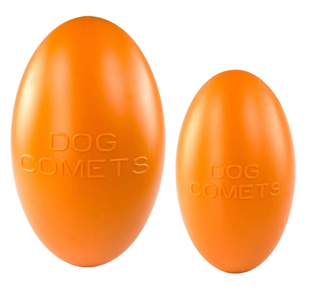 Zabawka do aportowania dla psów, pływająca, 30 cm, pomarańczowa – Dog Comets Pan-Stars - obrazek 2