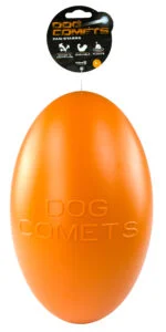 Zabawka do aportowania dla psów, pływająca, 30 cm, pomarańczowa – Dog Comets Pan-Stars