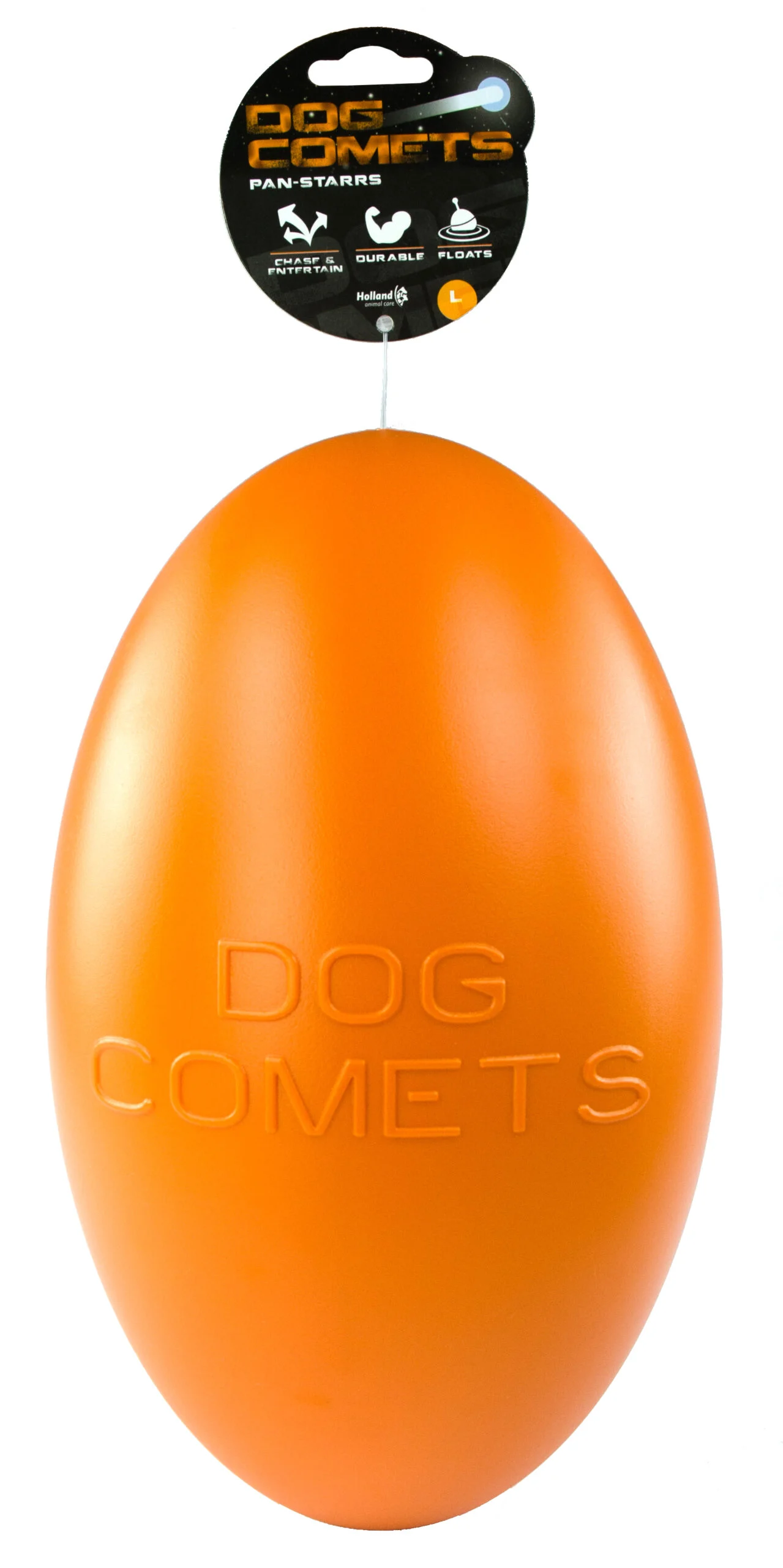 Zabawka do aportowania dla psów, pływająca, 30 cm, pomarańczowa – Dog Comets Pan-Stars - obrazek 1