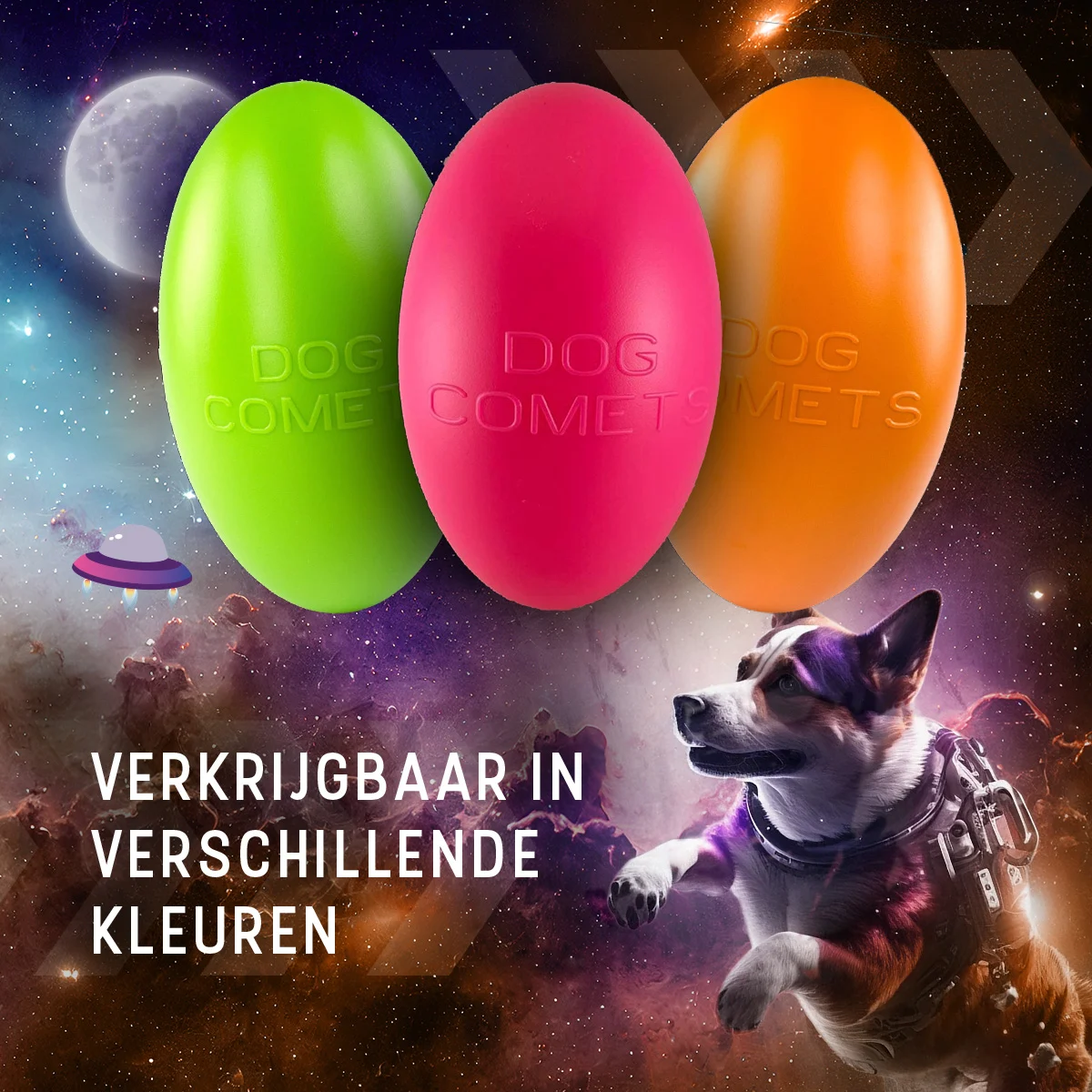 Zabawka do aportowania dla psów, pływająca, 30 cm, pomarańczowa – Dog Comets Pan-Stars - obrazek 6