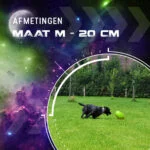 Zabawka do aportowania dla psów, pływająca, 20 cm, zielona – Dog Comets Pan-Stars - obrazek 3