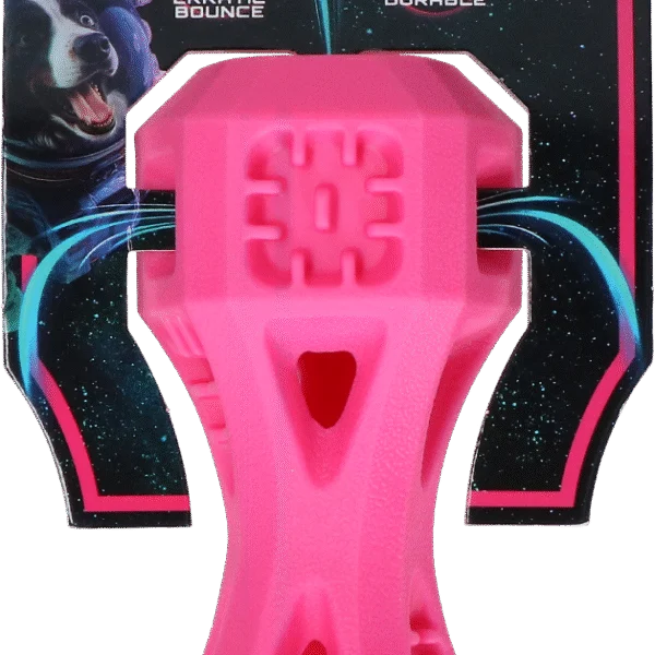 Kość do aportowania z otworami, różowa, S – Dog Comets Airflow Bone