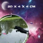 Aportówka ze sznurkiem, pływająca, 20 x 4 x 4 cm, różowa – Dog Comets Orion - obrazek 4